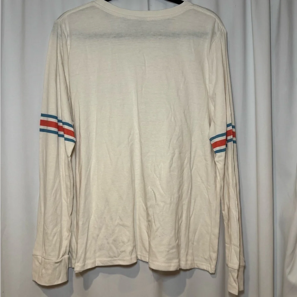 Junk Food Clothing Cream USA Long Sleeve Shirt